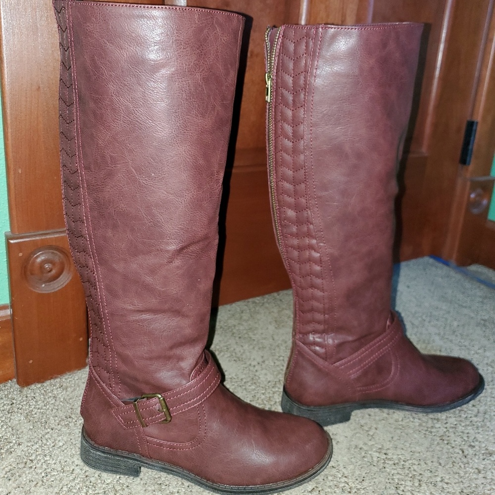 Just Fab Zuri Riding Knee High Boots